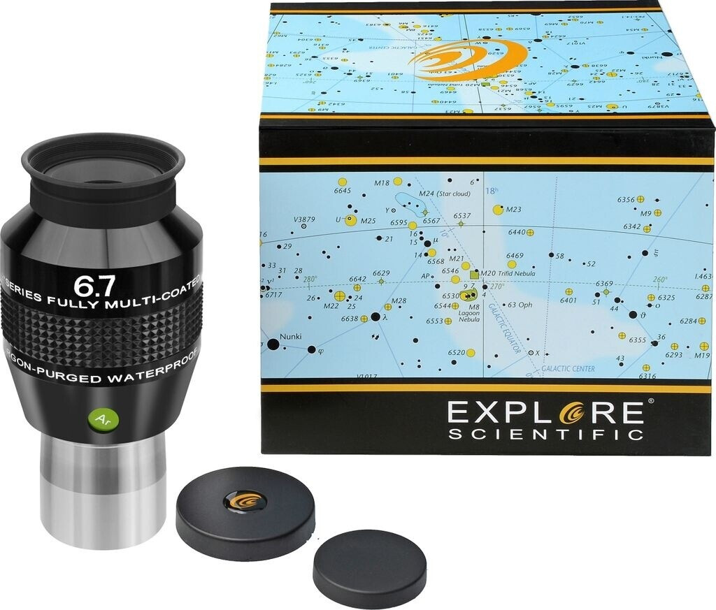 Bild von EXPLORE SCIENTIFIC Teleskop Explore Scientific Okular 82° Ar 6,7mm 1,25