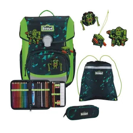 Bild von Scout® Schulranzen-Set, 4-teilig, blau