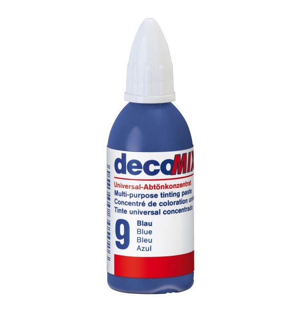 Bild von decotric® Vollton- und Abtönfarbe Decotric Abtönkonzentrat 20 ml blau