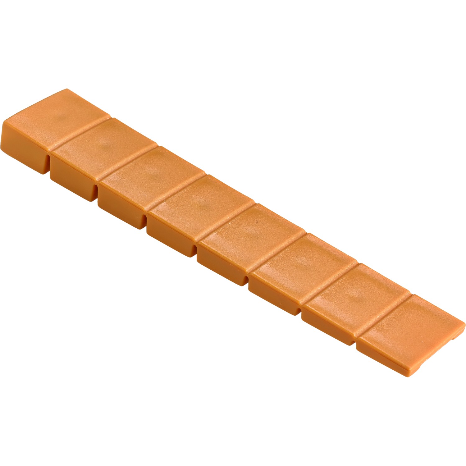 Bild von Hettich Unterlegkeil zum Abknipsen 20 x 100 mm Kunststoff Kirschfarbend 4 Stück