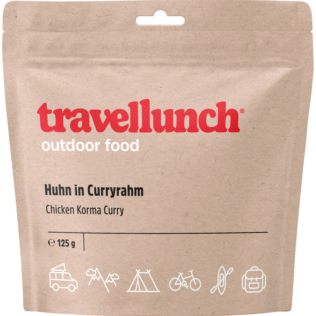 Bild von Travellunch Huhn in Curryrahm Trekkingnahrung Outdoor-Essen