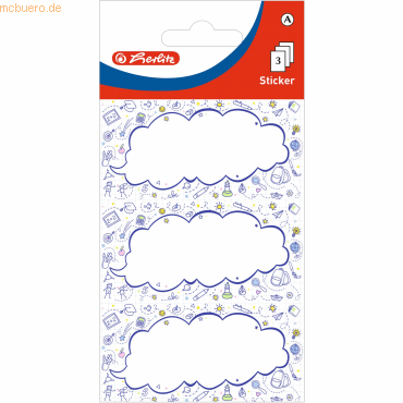 Bild von 10 x Herlitz Buchetiketten Motiv 6 3 Blatt Back to school
