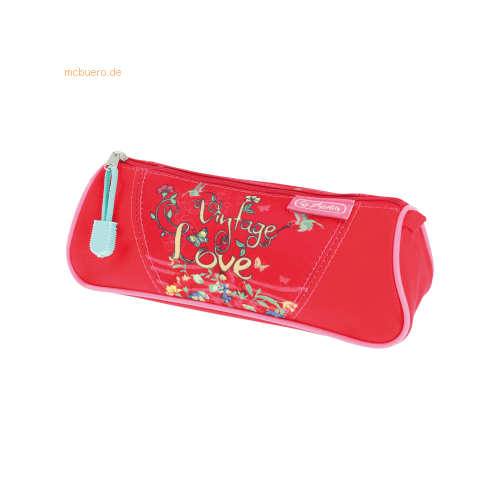 Bild von Herlitz Schüleretui Faulenzer dreikant Vintage Love