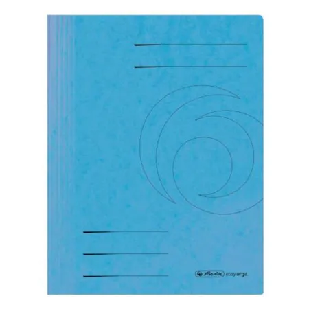 Bild von Herlitz Hefter herlitz 11199106 Schnellhefter Quality Karton hellblau DIN A4