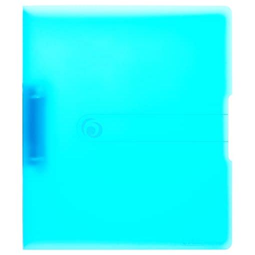 Bild von Herlitz Ringbuch PP A4 2 Ringe 25mm, transparent blau