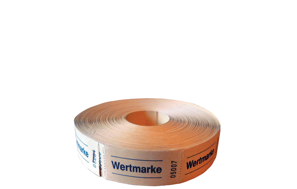 Bild von Herlitz Formularblock Wertmarken neutral 5x1000 Stück blau/rot/gelb/grün farblich sortiert