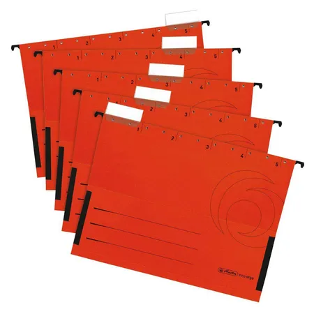 Bild von Herlitz, Mappe, Hängetasche UniReg easyorga, DIN A4, rot - (A4, 5 x)