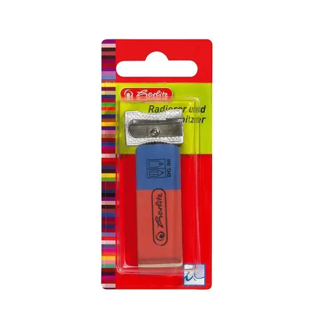 Bild von Herlitz Anspitzer Herlitz Radierer / Anspitzer Set / radiert Bleistift und Tinte