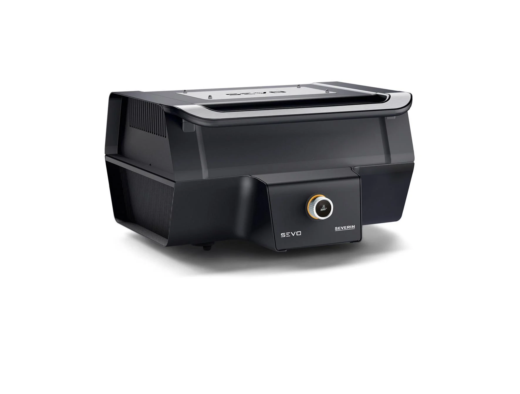 Bild von Severin PG 8106 SEVO GT elektrischer Tischgrill mit schnellem Grillstart edelstahl/schwarz