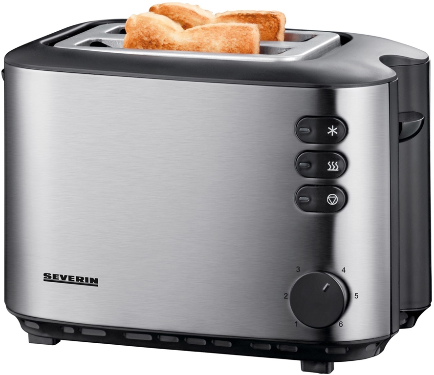 Bild von SEVERIN AT 2514 Toaster 850 W silber/schwarz