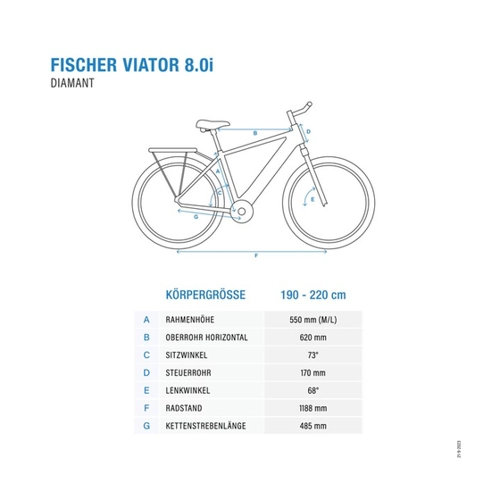 Bild von FISCHER Fahrrad E-Bike VIATOR 8.0I 711 55, 12 Gang SX 11-50 Kettenschaltung Schaltwerk, Kettenschaltung, Mittelmotor, 711 Wh Akku, (mit Faltschloss), Pedelec, Elektrofahrrad für Damen u. Herren, Trekkingrad