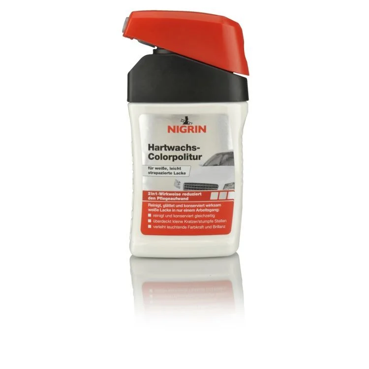 Bild von NIGRIN Hartwachs-Colorpolitur weiß (300 ml) Lackpolitur,Lackversiegelung  72953