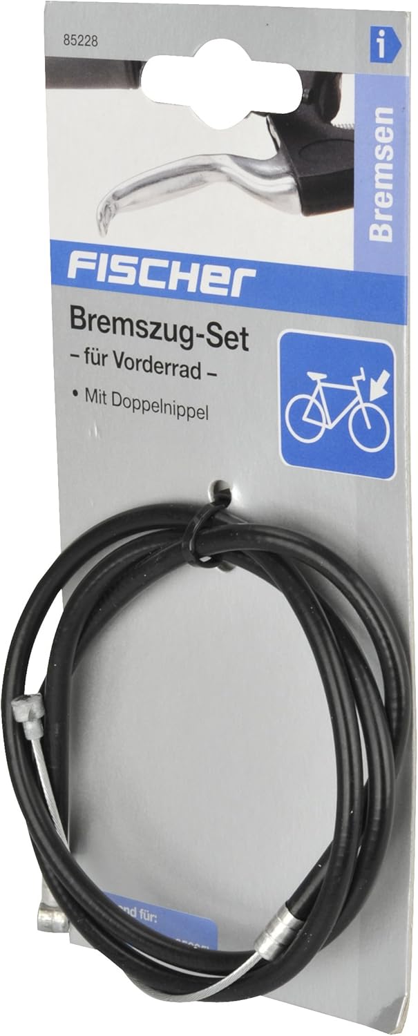 Bild von FISCHER 85228 Bremszug-Set für Vorderrad mit Doppelnippel
