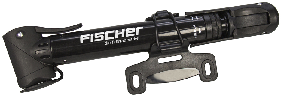 Bild von FISCHER Mini-Fahrrad-Luftpumpe, mit T-Griff, schwarz