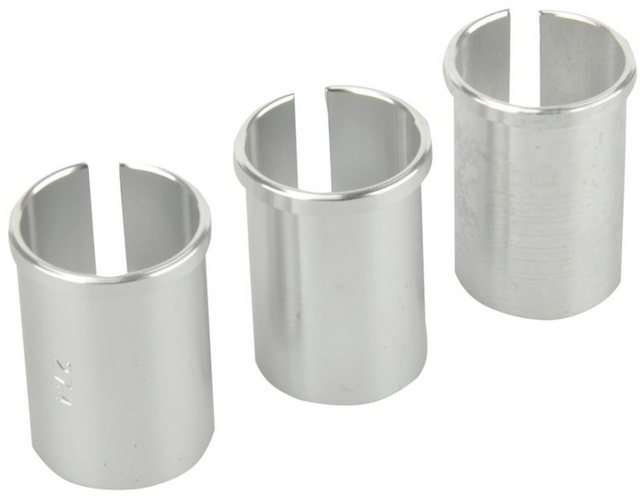 Bild von FISCHER Sattelstützen 3X Reduzierhülsen-Set, Silber, One Size & Kerze 25,4 mm Sattelstützen, Silber, One Size