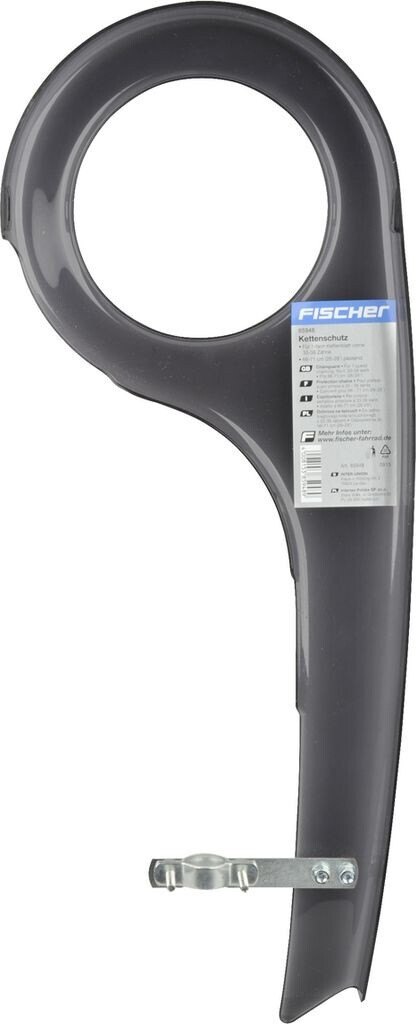Bild von FISCHER Universal Fahrrad-Kettenschutz, schwarz-transparent Material: Kunststoff, für Sport- und Tourenräder, 66,00cm (26) bis - 1 Stück (85948)
