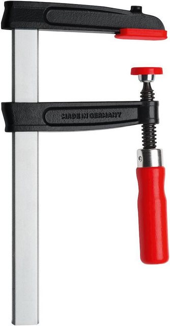 Bild von BESSEY Temperguss-Schraubzwinge TGRC100S12, Spannweite 1000 mm Ausladung 120 mm, Stabile Hohlprofilschiene mit Riffelung, Gewicht 2,85 Kg