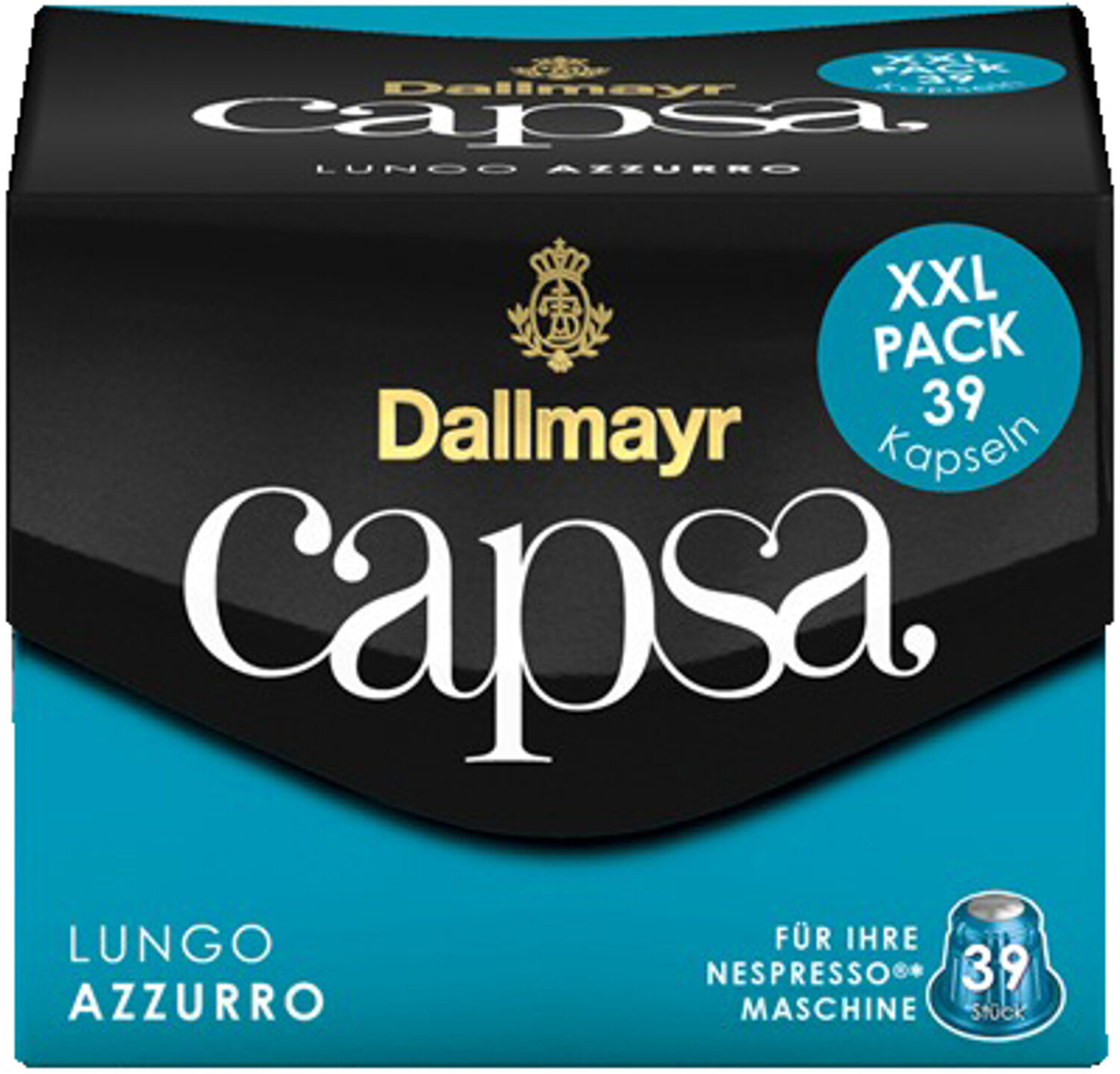 Bild von Dallmayr Capsa Lungo Azzurro Kaffeekapseln, 39 Portionen