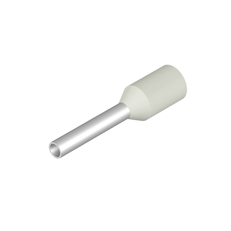Bild von Weidmüller Aderendhülsen Weidmüller 9004290000 Aderendhülse 0.75 mm² Teilisoliert Weiß 500 St., H0,75/14 W BD