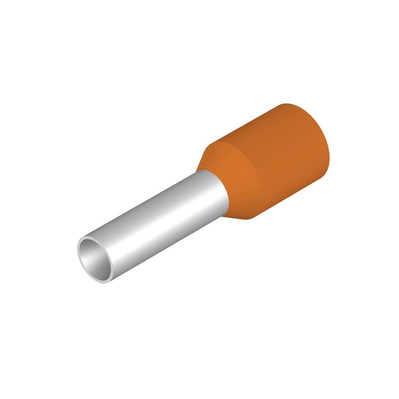 Bild von Weidmüller 9021100000 Aderendhülse 4mm² Teilisoliert Orange 500St.