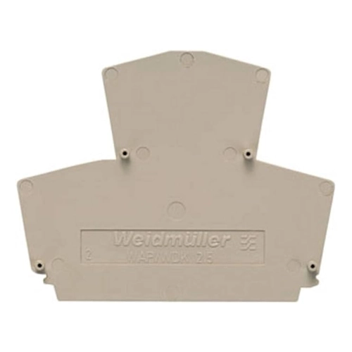 Bild von Weidmüller Abschlußplatte 69x1,5x54,5mm WAP WDK2.5 - 1059100000