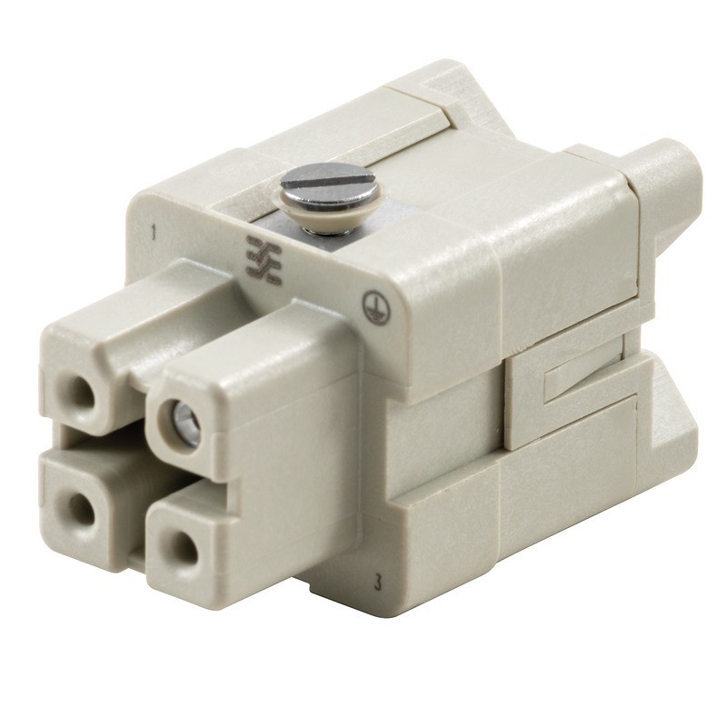 Bild von Weidmüller Kontakteinsatz Buchs HDC - Einsatz 3p Schraub 16A 400V 0,5-2,5qmm
