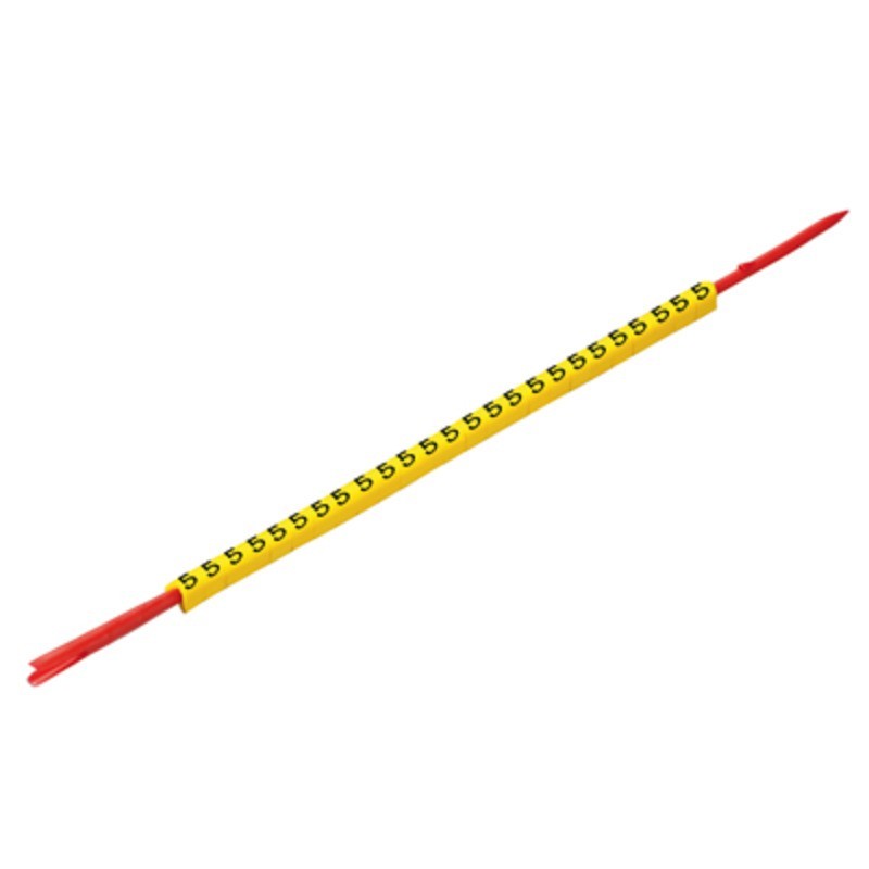 Bild von Weidmüller CLI R 02-3 GE/SW + Kennzeichnungsring Aufdruck + Außendurchmesser-Bereich 1.3 bis 3mm 0