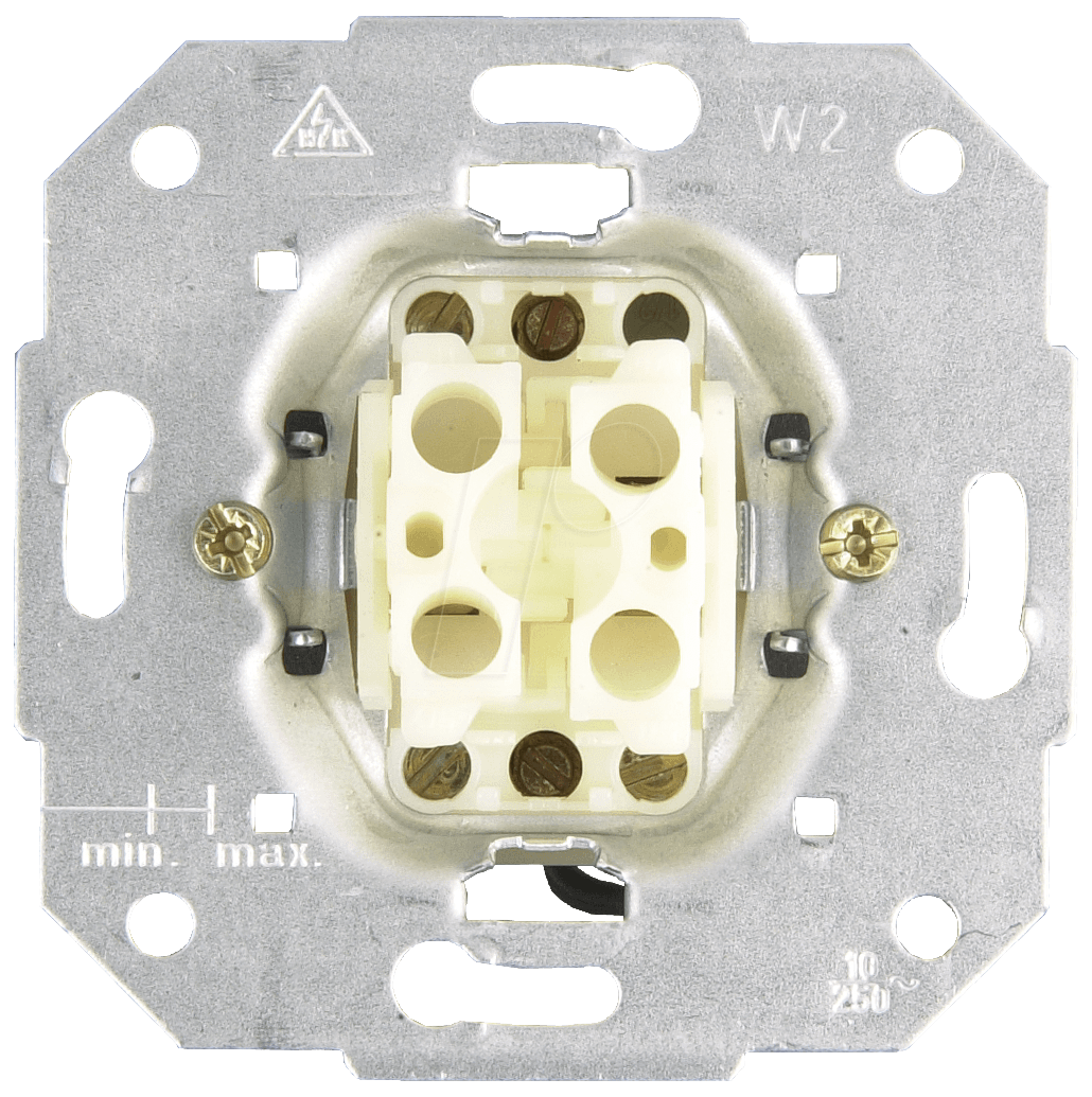 Bild von Kopp 1 Stück Einsatz Jalousie-Schalter HK05, HK 07 Aluminium 504500004 1St.
