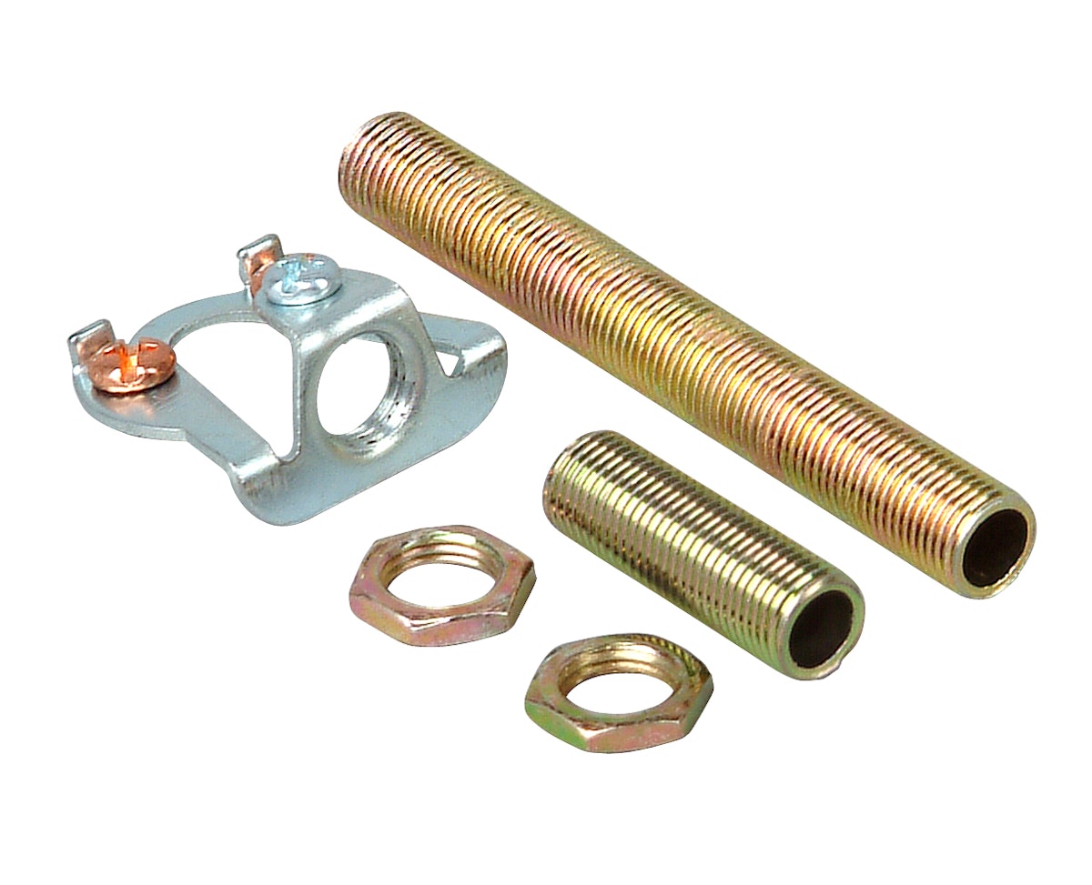 Bild von Kopp 344800081 Leuchten-Aufhäng-Set- je 1 Gewinderohr 30 und 80 mm sowie 2 Muttern M10x1