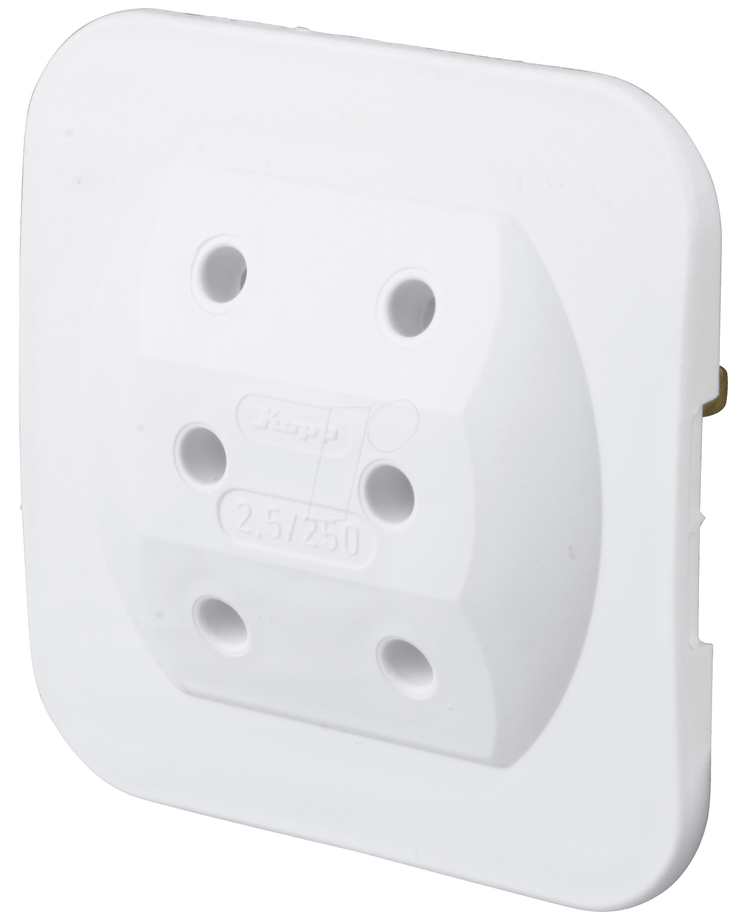 Bild von 3-FACH EA WS - Zwischenstecker, 3-fach Stecker-Adapter, weiß