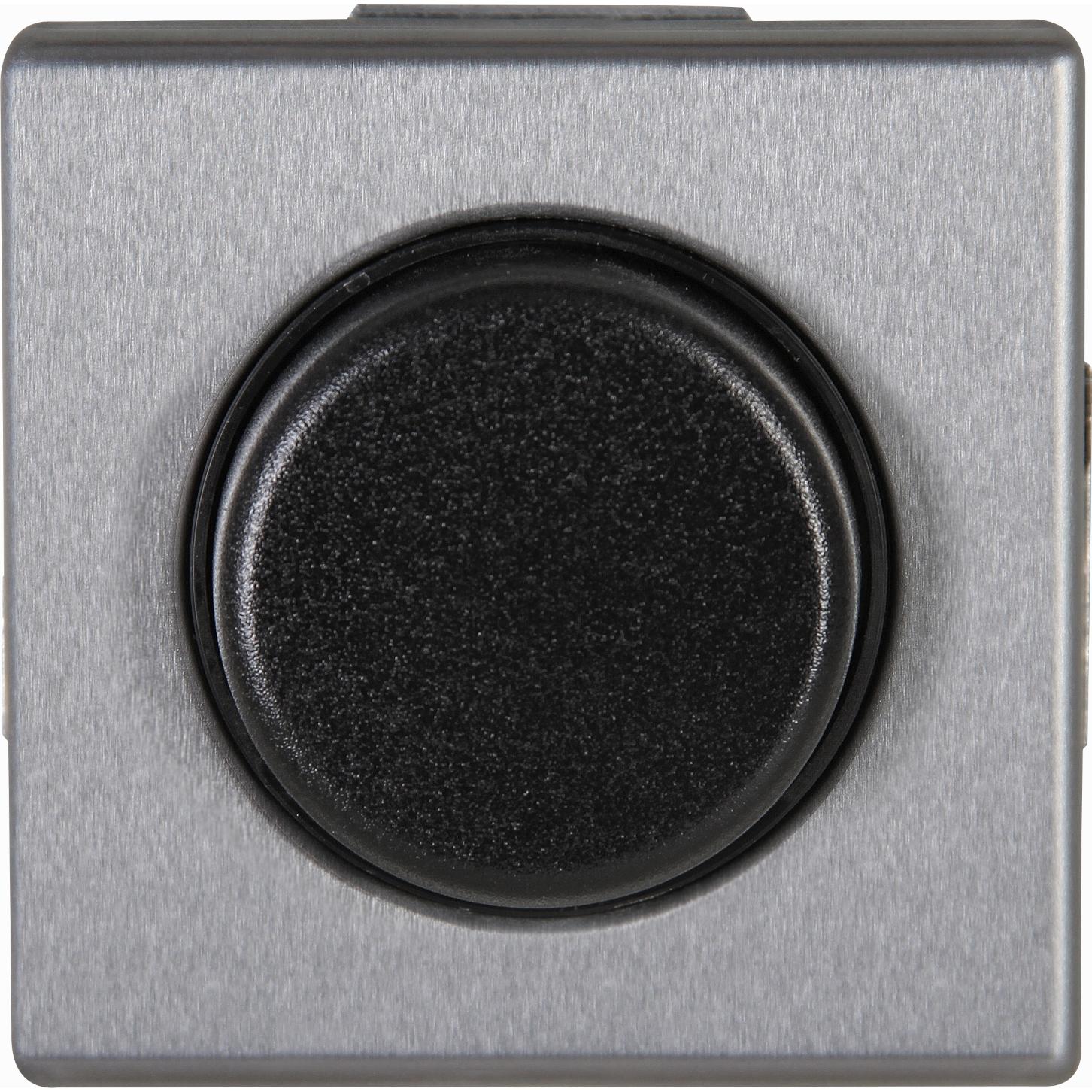 Bild von Kopp, Lichtschalter + Storenschalter, Wippen-Wechsel-Dimmer Vision, stahl, 20-275W/VA