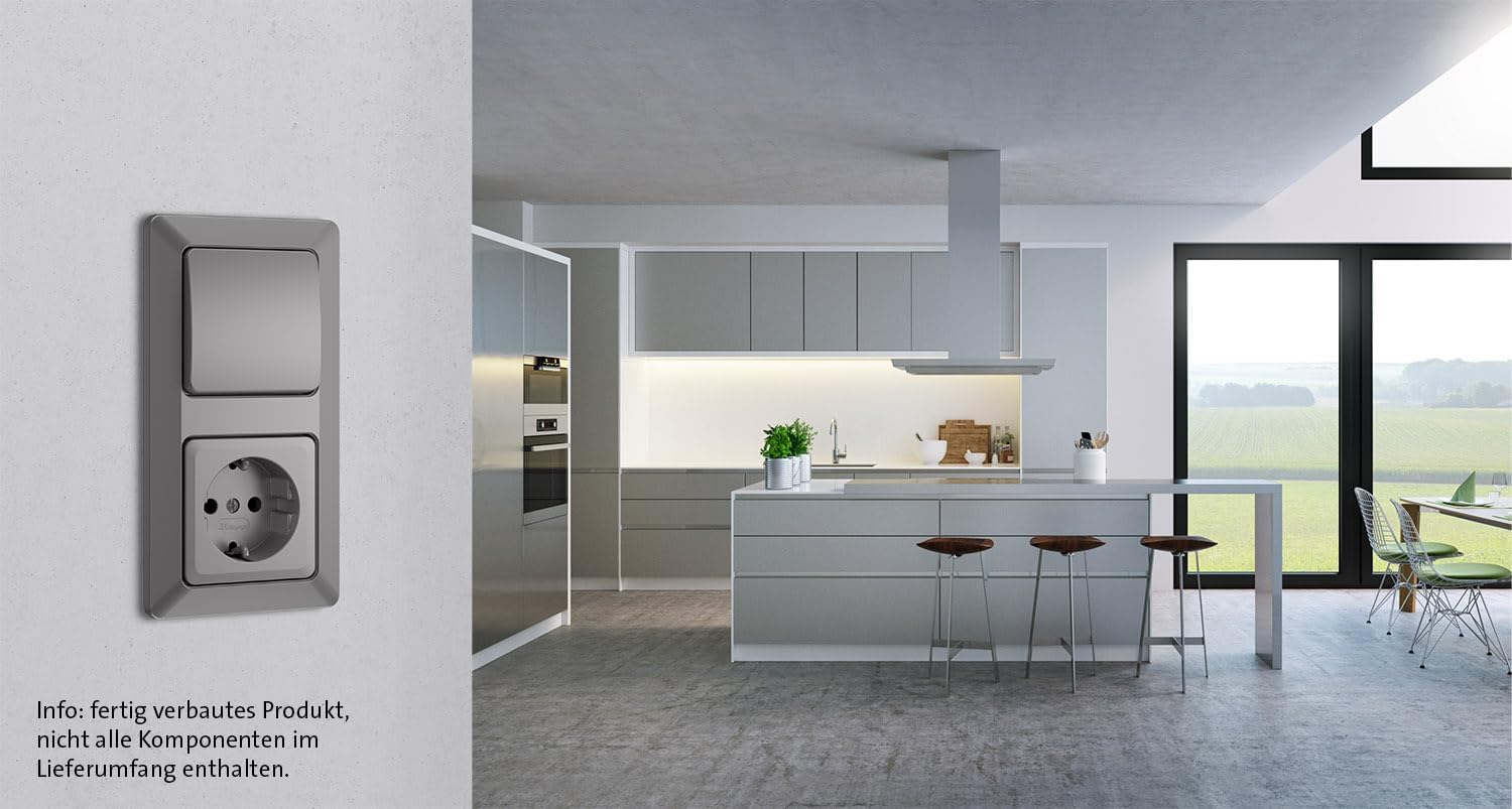 Bild von Kopp 358637187 Milano Wenge Antennenabdeckung TV/RF