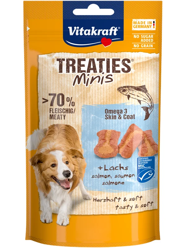 Bild von Vitakraft - Treaties® Minis + Salmon & Omega 3 48g