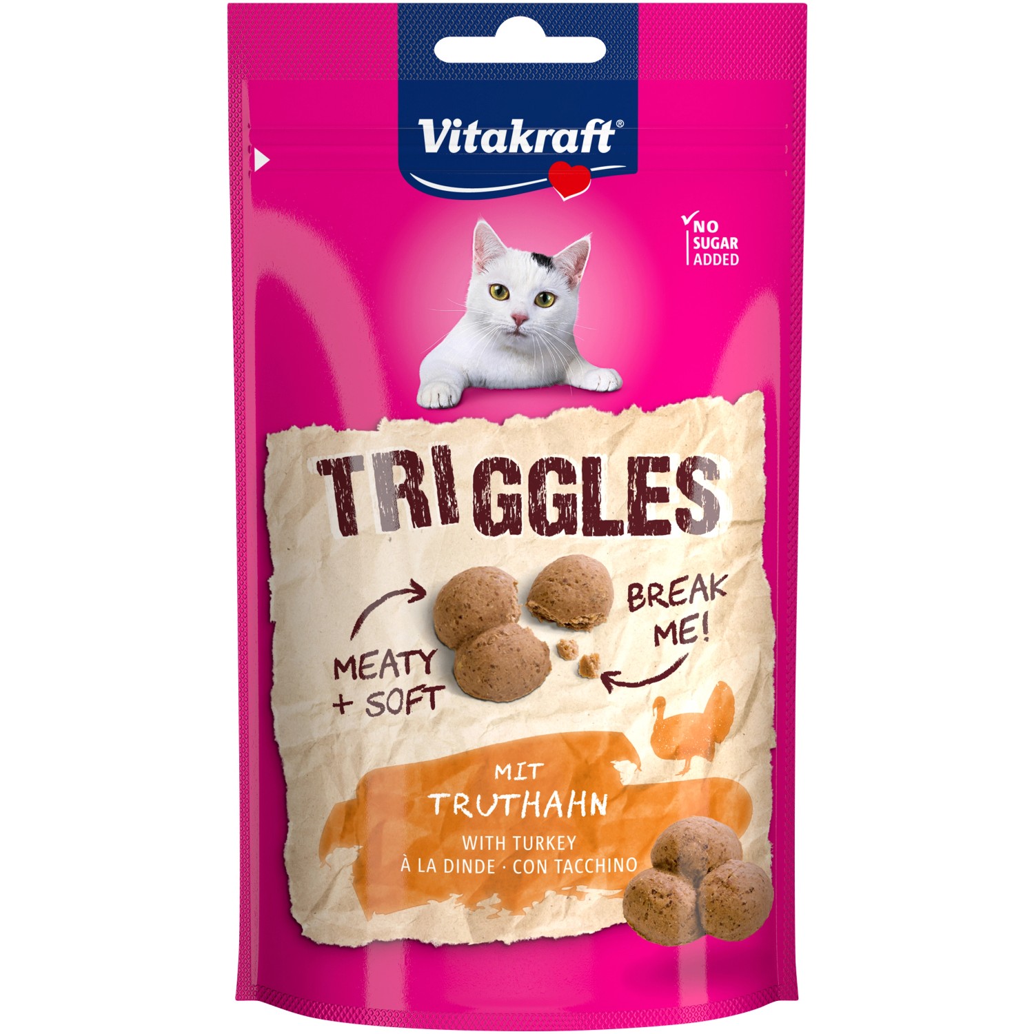 Bild von Vitakraft Triggles mit Truthahn für Katzen 40 g