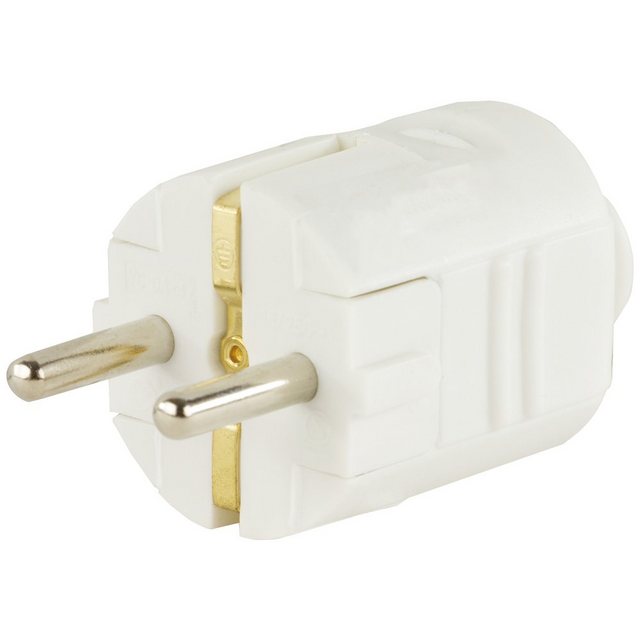 Bild von REV, Netzstecker + Netzkupplung, 0512010777 Schutzkontaktstecker Kunststoff 250 V Weiss IP20 (CEE 125/5)