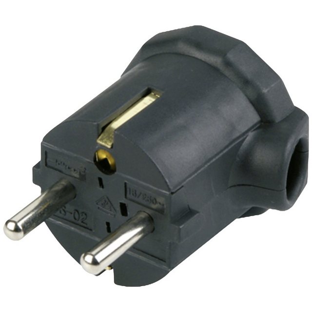 Bild von REV REV 0512055777 Schutzkontakt-Winkelstecker Kunststoff 250 V Schwarz I Steckernetzteil