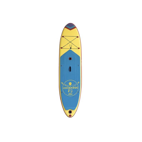 Bild von Chiemsee - SUP-Set inkl. Board, Paddel, Pumpe, Leash & Rucksack (gelb/blau) Stand-Up Paddle