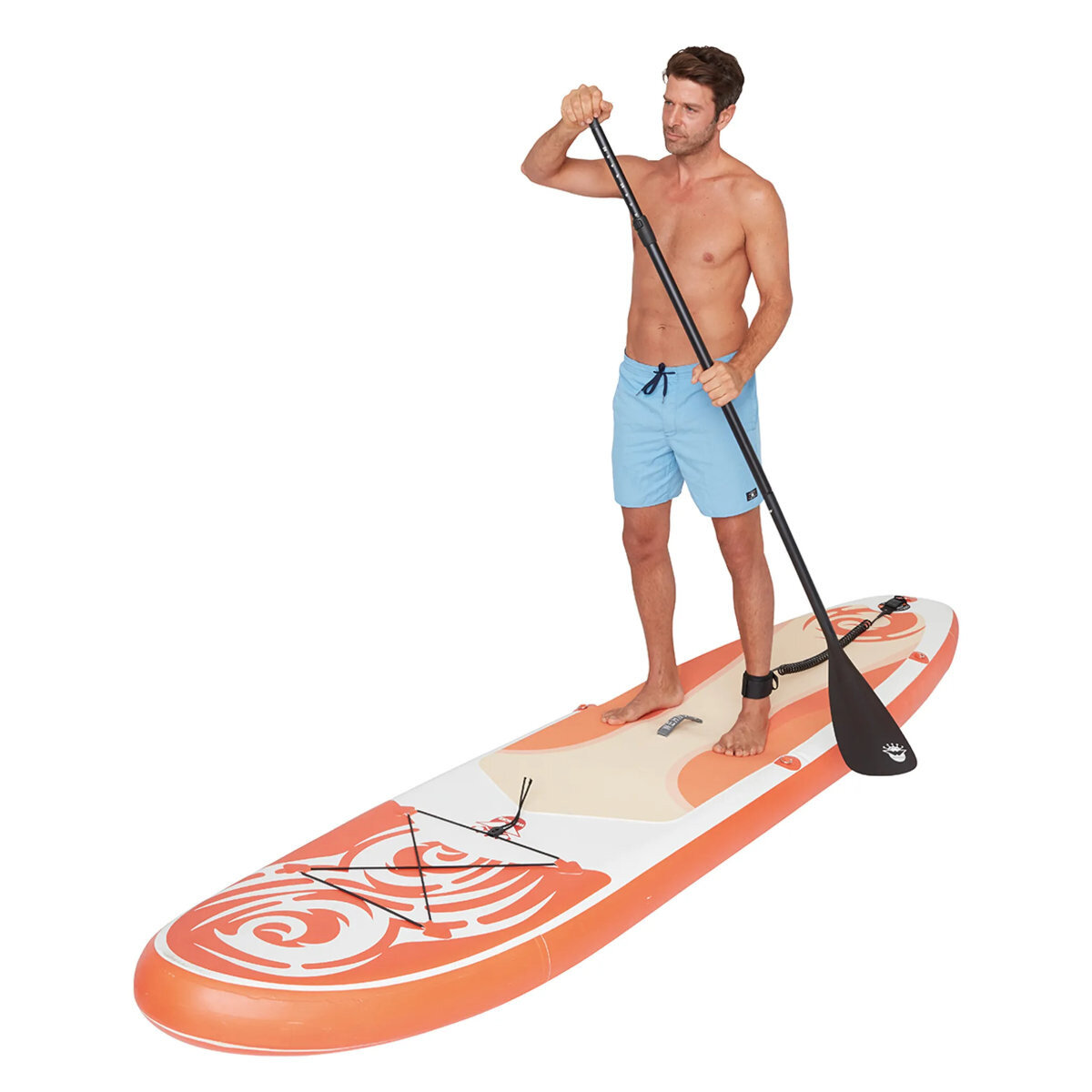 Bild von Happy People Stand Up Paddle Board Set Special Stitch Orange