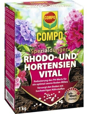 Bild von Compo Vital Dünger für Hortensien und Rhododendren 1 kg