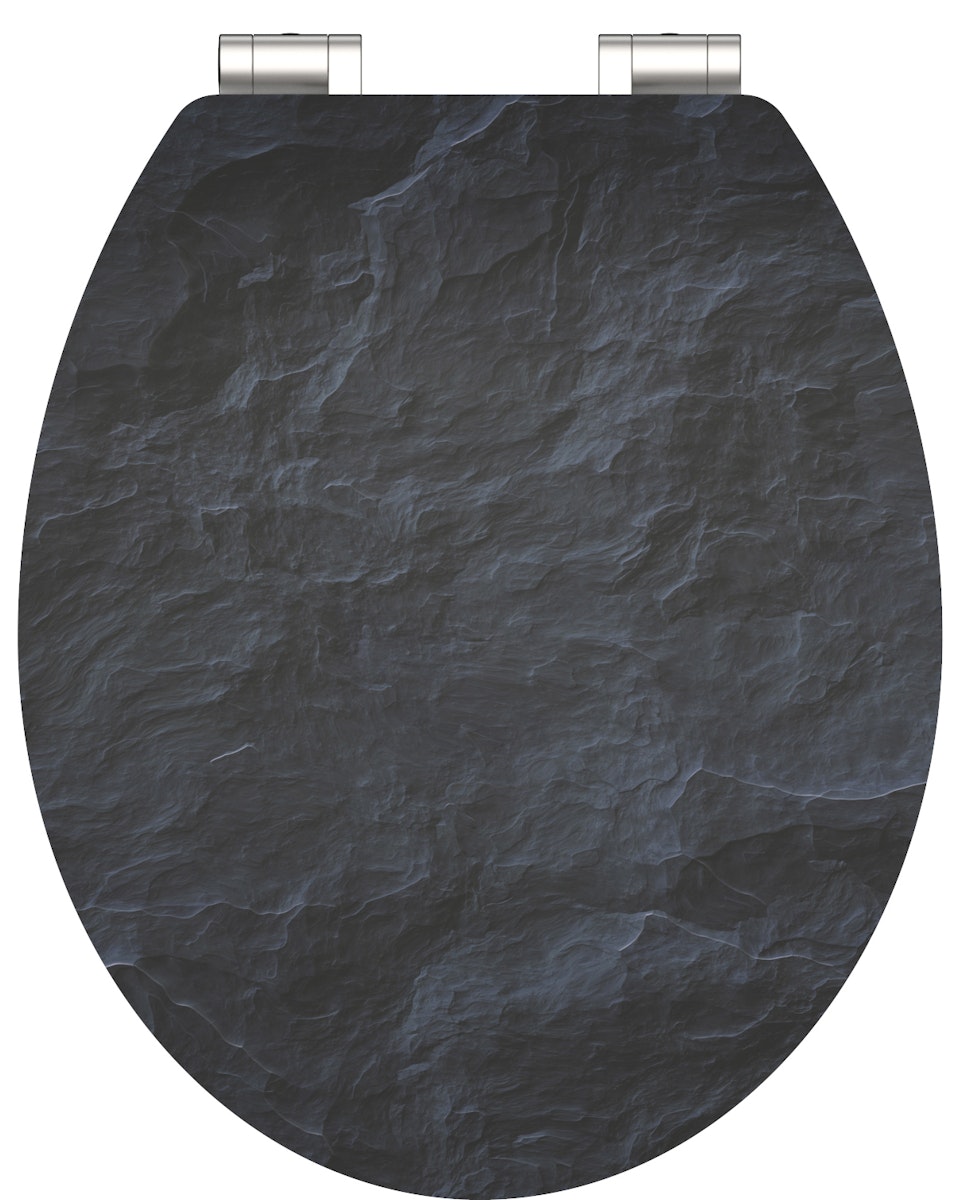Bild von MDF HG WC-Sitz BLACK STONE