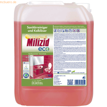 Bild von Dr. Schnell Sanitärreiniger Milizid Citrofresh eco 10l