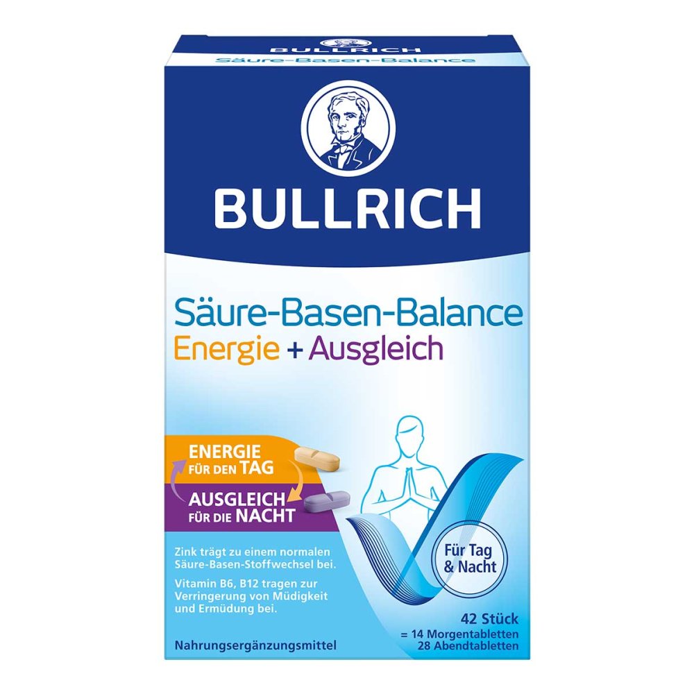 Bild von Delta Pronatura Bullrich Säure Basen Balance Energie + Ausgleich Tabletten (42 Stk.)