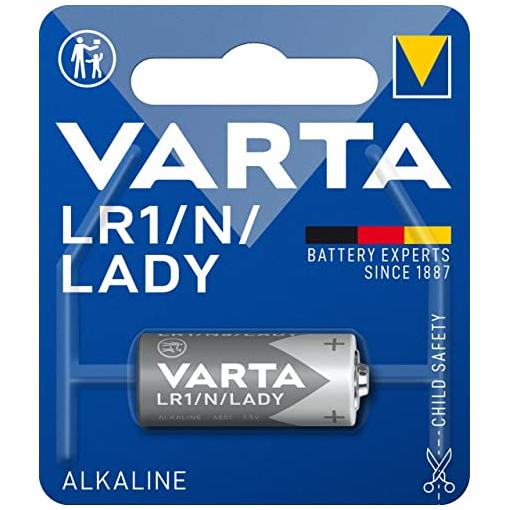 Bild von Varta Lady LR1 4001 N 1.5V 1er Blister Foto Batterie Lady