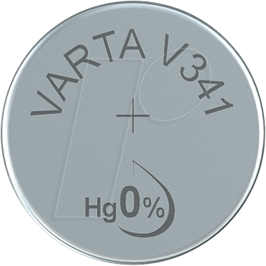 Bild von Varta V 341 - Batterie SR714SW - Silberoxid (1 Stk., SR714SW, 15 mAh), Batterien + Akkus