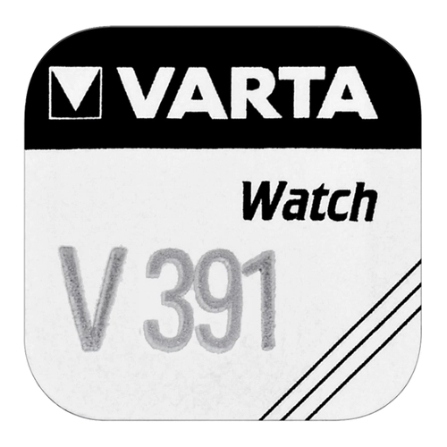 Bild von Varta 10x Watch V 391 Uhrenzelle SR 1120 W V391 (SR55) Silber-Oxid Knopfzelle 40mAh 1,55 V 1er Blister V 391