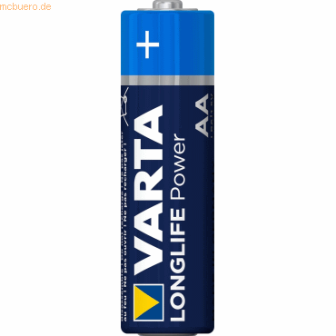 Bild von Varta Longlife Power Mignon (AA)-Batterie Alkali-Mangan 1.5V 4St.