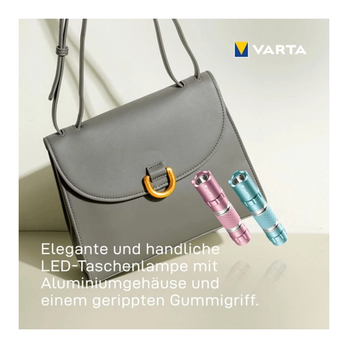 Bild von Varta Lipstick Light LED Taschenlampe türkis inkl. 1x AA VARTA Longlife Alkaline 1,5 V 16617