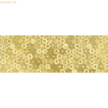 Bild von 10 x Ludwig Bähr Bastelpapier Highlight 215g/qm 50x70cm gold Paillette