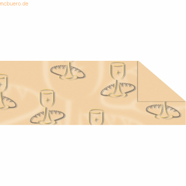 Bild von Ursus - Ludwig Bähr Bastelkartonpapier Tonkarton 220g/qm A4 VE=5 Bogen Christliche Symbole Brot+Wein