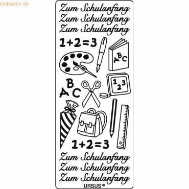 Bild von 5 x Ludwig Bähr Kreativsticker 10x23cm Motiv 89 VE=1 Stück multicolor